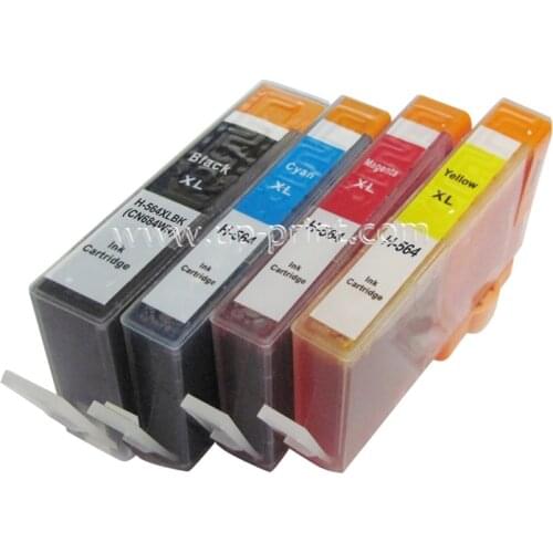 UP 4PK compatible Ink Cartridge for HP564X Photosmart 5510 5514 5515 5520 7520 7525 printer