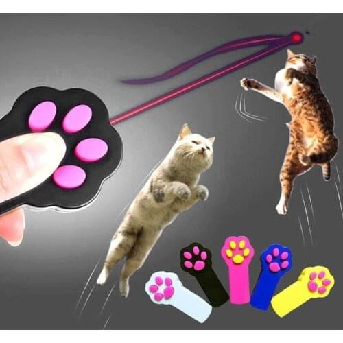 Funny Laser Toy Pet Cat Dog Interactive Automatic Red Laser Pointer Exercise Toy