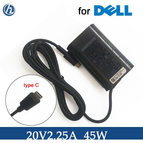 45W USB C Laptop Charger Type C Power Adapter for Dell Latitude 7275 7370 5175 5285 5290-2in1 7390-2in1,XPS 13 9365 9370 9380