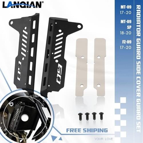 For YAMAHA MT-09 2017-2020 Motorcycle Radiator Guard Side Cover Radiator Guard Side Cover Guard Set YAMAHA MT-09 SP 2018-2020