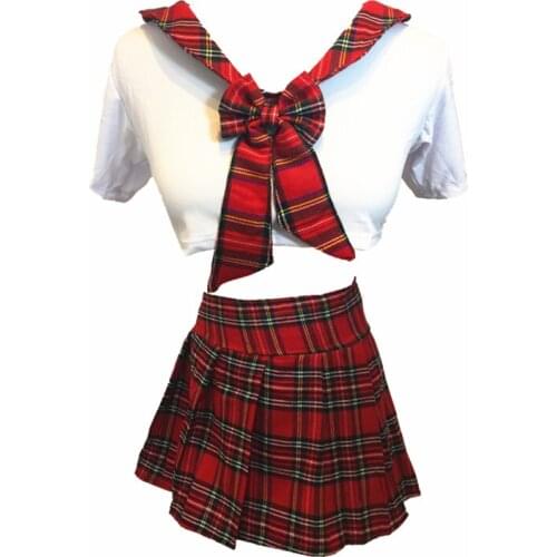 Women Sexy Cosplay Schoolgirl Hollow Nightwear Sleepwear T Shirt Dress Uniform Nurse Students costume Role Suit Erotic Costumes
