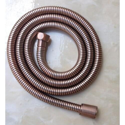 1.5m Antique Red Copper Brass Flexible Bathroom Hand Held Shower Hose / Bathroom Accessory (Standard 1/2") mba699