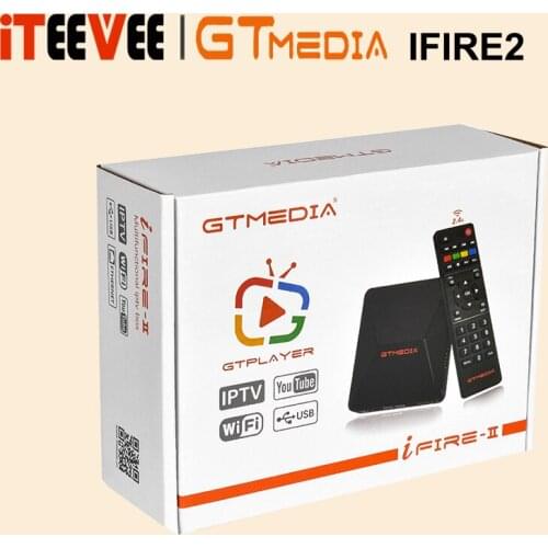 GTMedia Ifire2 TV Box Digital Set Top Box TV Decoder FULL HD 1080P HEVC 10bit 2.4G Wireless Remote Control IPTV Box