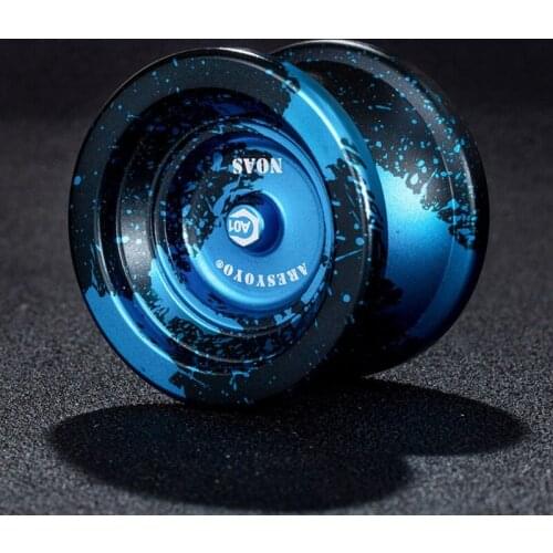 2inch Alloy Yo Yo Ball Toy with String Metal Responsive Yo-yos Toy for Kids Throw and Return Game Ball Coordination Toy
