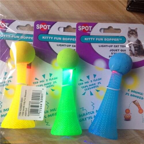 3Pcs Pet Cat Toy Interactive Light Flash Jumping Ball Cats Laser Creative Cat Lighting Interactive Play Training Pet Product