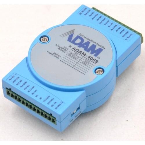 Advantech ADAM-4069 8-channel power relay output module, support Modbus protocol