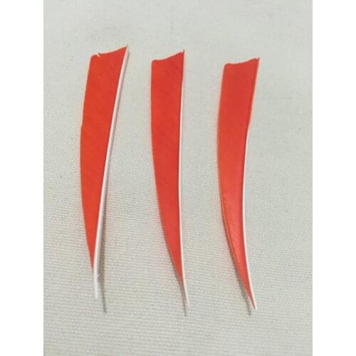 Free shipping 100pcs 5" Shield Turkey feather fletching for DIY traditional bow arrow