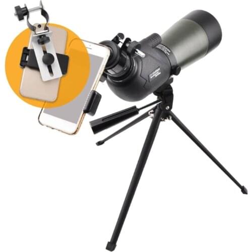 C1FB Universal Mobile Phone Adapter Clip Bracket Holder Mount Microscope Telescope