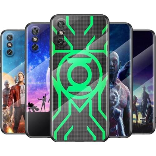 Guardians Of The Galaxy For Huawei Y6 Y7 Y9 Y5P Y6P Y8S Y8P Y9A P Smart Z 2019 2020 2021Tempered Glass Cover Phone Case