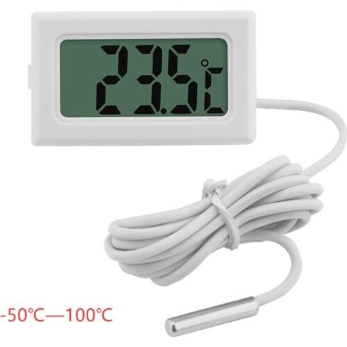 Measuring Temperature Range -50 To 110 Water Temp Gauges Car Temparuture Meter Portable Digital LCD Display Temparuture Sensor