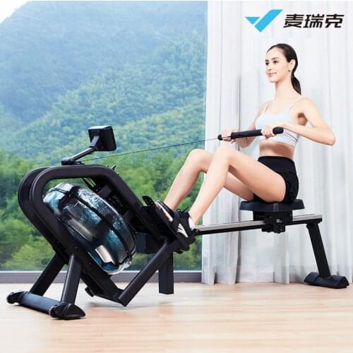 Rowing Machine Water Resistance Steel Folding Indoor Indoor Aerobic Exercise Fitness Row Machine