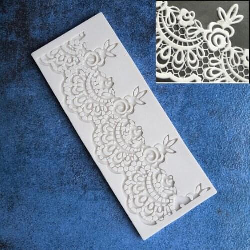 Fondant Cake Lace Die Liquid Silicone Baking DIY Tool Cake Chocolate Baking Decor Tool A012