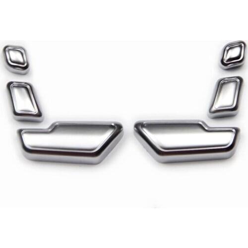 Car Zinc Alloy Door Seat Adjust Button Switch Cover Sticker Trim for Benz C E GLK GL ML Class W204 W212 W218 Accessories