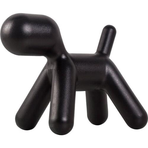 CREATIVE ART DOG STATUE ABSTRACT DOGS FIGURINE ANIMALS STOOL DOG ART SCULPTURE HOME DECORATION ACCESSORIES 18 INCHES R444