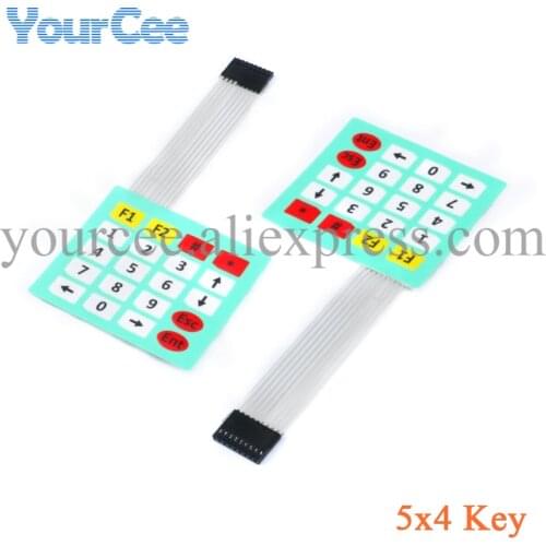 1pcs 4x5 Matrix Array 20 Key Membrane Switch Keypad Keyboard Control Panel Microprocessor Keyboard Controller for Arduino 5*4