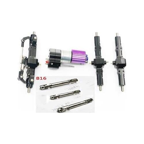 WPL B1 B-14 B24 C14 B16 1:16 mini off-road RC military truck Upgrade metal drive shaft / front axle / rear axle / motor