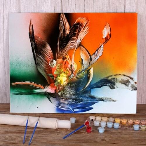 Landscape Flying Lemon Painting By Numbers Kit Oil Paints 40*50 Canvas Pictures Decorative Paintings For Adults For Handiwork