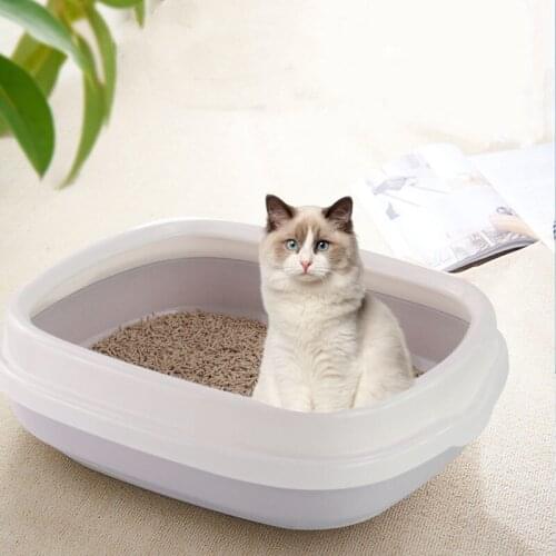 Cat Litter Toilet Bedpan Cat Litter Box Toilet Supply Anti-Splash Pet Dog Toilet Puppy Plastic Cat Tray Cat Toilet Training Kit