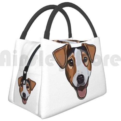 Portable Insulation Bag Jack Russell Dog Dogs Cute Dogs Animals Animal Animated Dogs Animated Dog Jack Russell