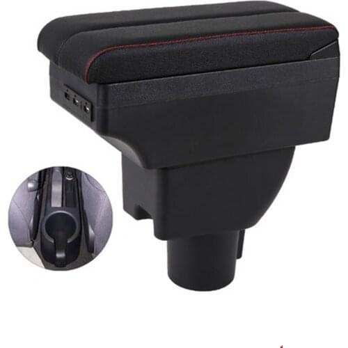 For Hyundai getz armrest box universal car center console modification accessories with USB