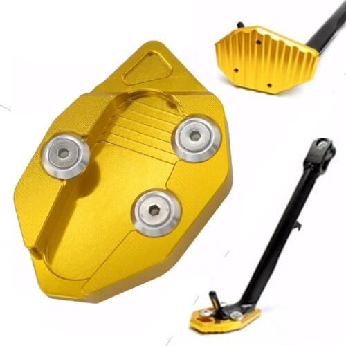 Motorcycle CNC Kickstand Foot Side Extension Pad Support Plate Enlarger Stand For YAMAHA TMAX530 XP530 Bronze Max 530 2012-2014