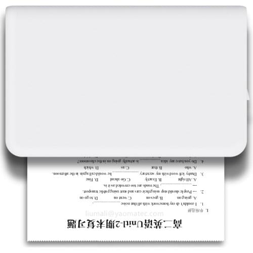 Portable Mini Thermal Printer Wirelessly BT Bluetooth 300dpi 113mm Photo Label Memo Printer