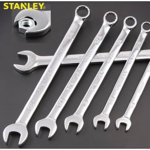 Stanley professional combination imperial spanner 1/4 5/16 3/8 7/16 1/2 9/16 5/8 11/16 3/4 13/16 7/8 15/16 1 inch wrench combo