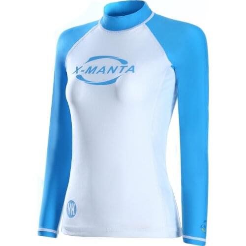 2016 New Letter Print Rash Guard Women Long sleeve Swimwear Surfing Clothing Diving Sports Suits Shirt Ladies Swim Rashguard