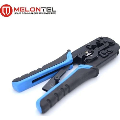 MT-8101R 7.3" Type 4P 6P 8P RJ11 RJ45 Network Crimping Tool With Ratchet
