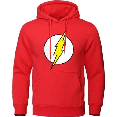 The BIG BANG Theory Mens Hoodies lightning print Male Sweatshirts hot sale Casual Men Pullover Tracksuit Autumn Streetwear Tops