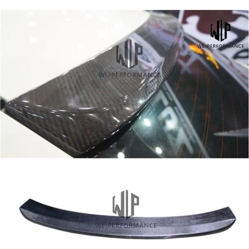 High quality Carbon fiber Car body kit rear spoiler top wing Car styling For infiniti Q50 Car Styling 2014-up