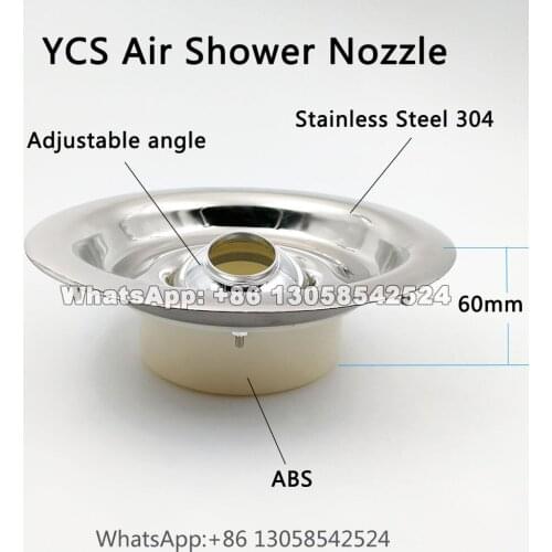 YCS-25 Air Shower Nozzle SS304 ABS Best Quality