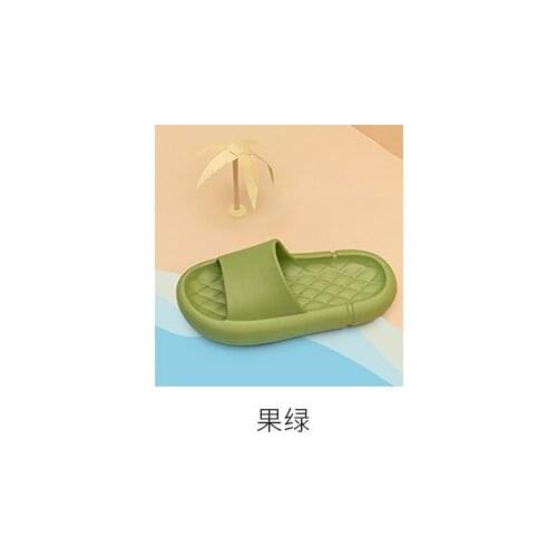 Youdiao Mute Sippers Men Platform Shoes EVA Soft Indoor Home Slides For Men Non-slip Summer Sandals Women Bathroom Shoes Shower