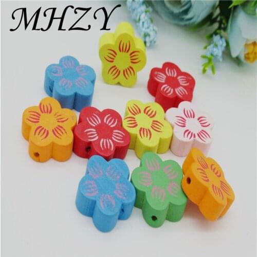 10/20/50pcs DIY Children Plant/Animals/Cartoon pattern wood beads Carft for Home decoration diy Handmade Crafts 20~40mm