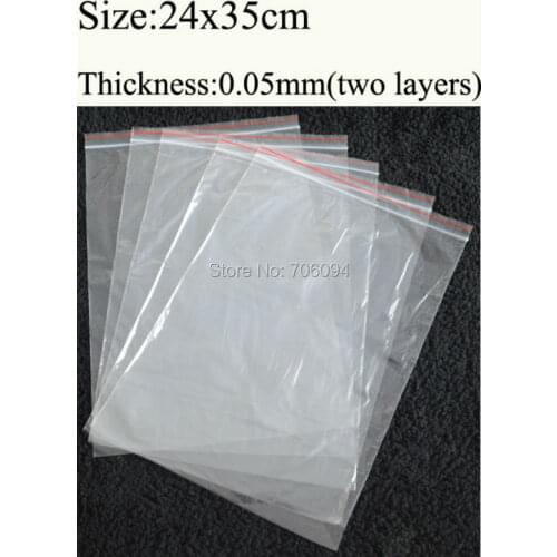 24x35cm(9.4''x13.8'') Jewelry Ziplock Zip Zipped Lock Reclosable Plastic Poly Clear Bags Jewelry 200pcs/lot