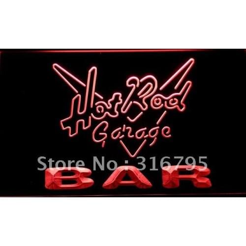 499 BAR Hot Rod Garage LED Neon Light Signs with On/Off Switch 20+ Colors 5 Sizes to choose