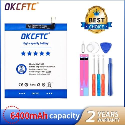 6400mAh BV7000 Battery For Blackview BV7000 / BV7000 Pro Mobile Phone Latest Production High Quality Battery+Tracking Number