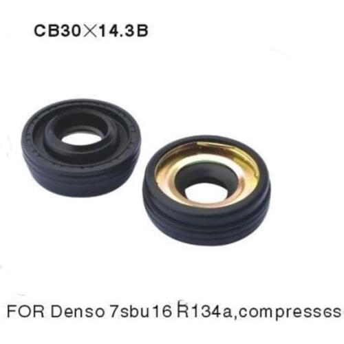/car AC Compressor LIP TYPE Shaft Seal ring/ For DENSO TY12/TV14 R134a,Compressor CB30x14.3B