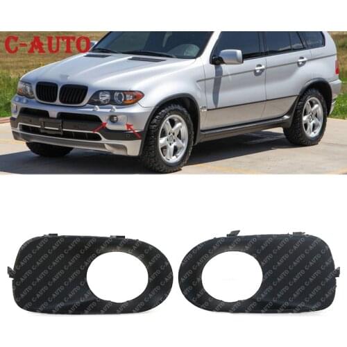 Car Left /Right Side Front Lower Bumper Foglight Grille Replacement For BMW X5 E53 2003 2004 2005 2006 51117129299 / 51117129300