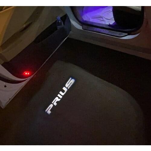 Carbar 2Pcs For Toyota Door Logo Lights Projector LED 3D Shadow Ghost Light For Toyota Prius 2005-2012 Light Accessories