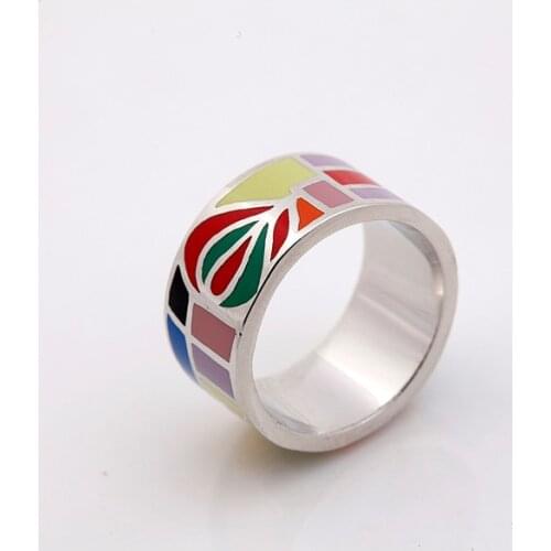 Free Shipping Newest European Islam Water-Drop Design Enamel Jewelry Rings ,1pcs/pack