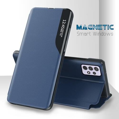 For samsung a 72 5G case Smart Magnetic Leather Flip Cases For Samsung Galaxy A72 5G A 72 72A SamsungA72 Book Stand Phone Cover