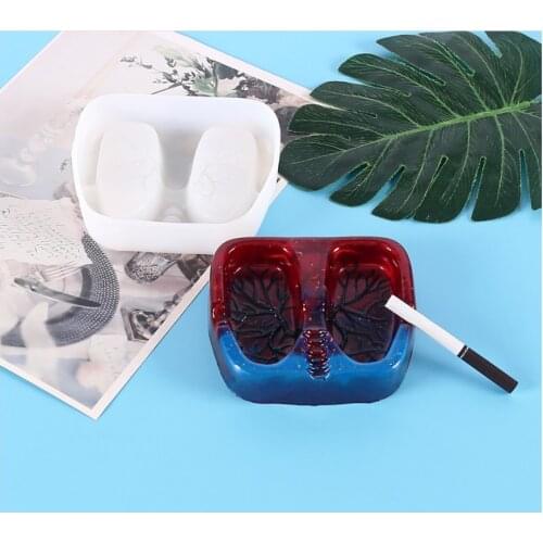 New Transparent Silicone Mould Resin Decorative Craft DIY Human organs ashtray Mold epoxy resin molds for jewelry