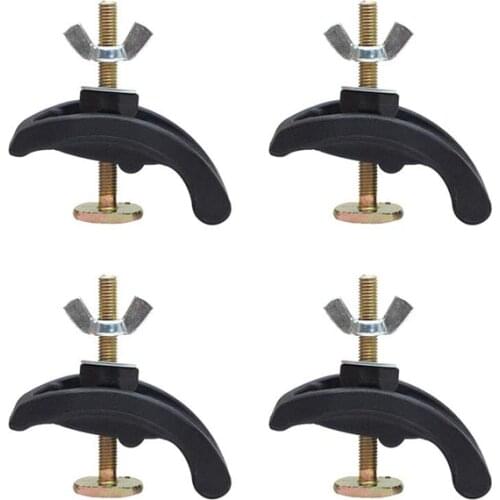 New 4Pcs CNC Engraving Machine Press Plate Clamp Fixture for T-Slot Working Table