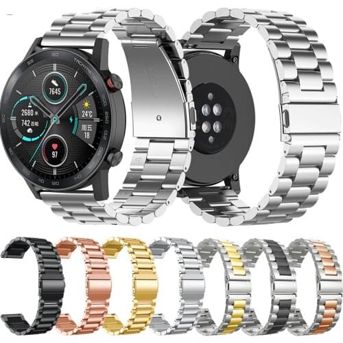 22MM Stainless Steel Straps For Huawei Watch GT 2 Pro/GT2 46MM Smart Watch Bands For Honor Magic/Magic 2 46MM Wristband Coreea