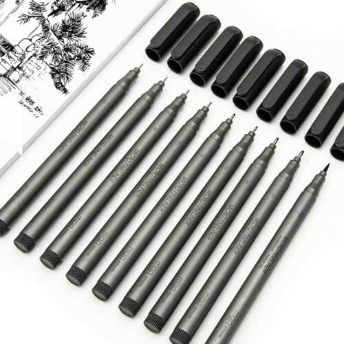 M&G Fine Line Pen Waterproof Hook Line Pen Cartoon Stroke Animation Design 1PCS