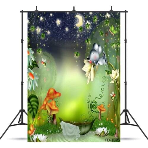 Fairy Tale Photography Background for Photo Shoot Child Kids Baby Vinyl Cloth Computer Printed Photo Backdrop Photo Booth