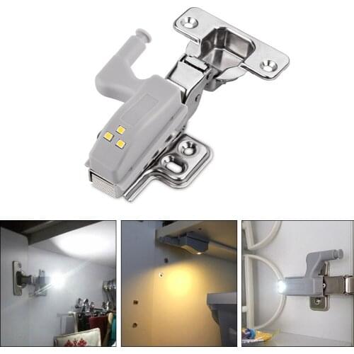LED Inner Door Hinge lamp Under Cabinet Light Universal Wardrobe Light Sensor Led For Cupboard Closet Kitchen Bedroom