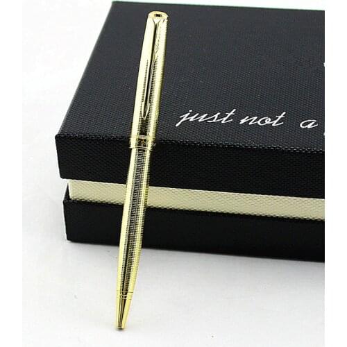 High-quality brands Gold Platinum stainless steel Business office Medium nib Ballpoint Pen