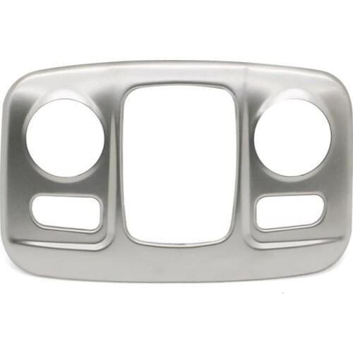 Stainless Steel Car Rear Reading Light Lamp Decoration Trim Frame Cover For Peugeot 3008 3008GT 5008 2017 2018 2019 Accessories